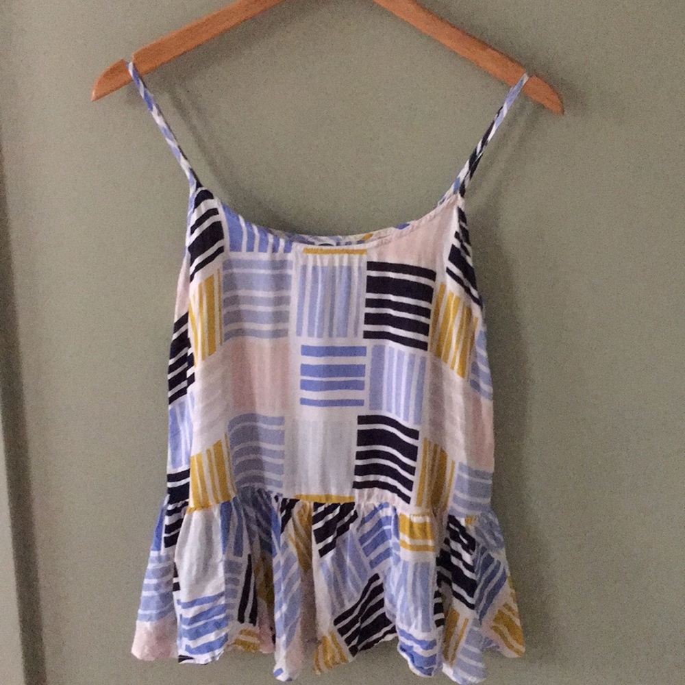💙Adorable peplum tank💙